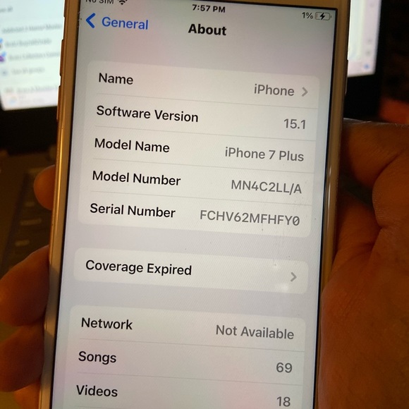 APPLE IPHONE 7 PLUS IN ROSE GOLD - Picture 3 of 9